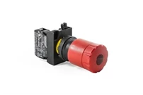 CP Series Plastic 1NC Emergency 30 mm Pull to Release with Signal Red 22 mm Control Unit